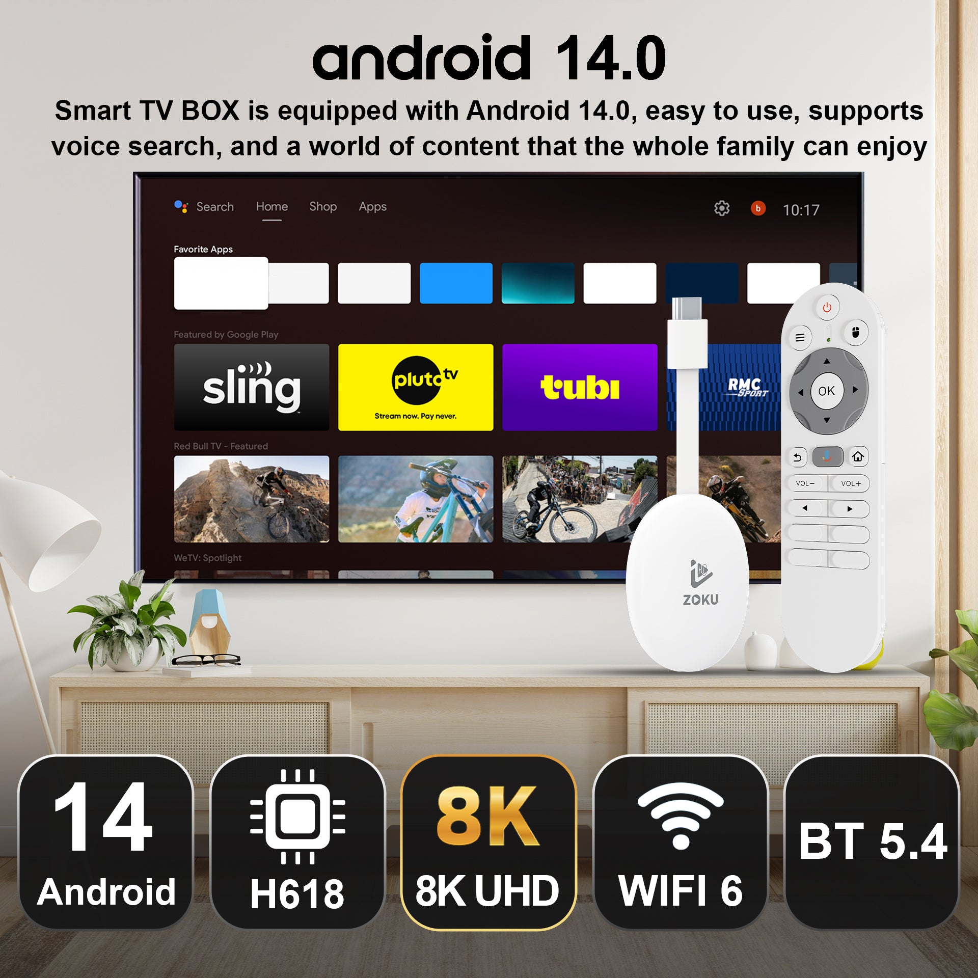 ZOKU - 8K Android TV Stick
